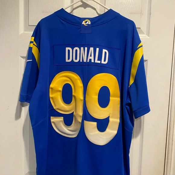 NFL Los Angeles Rams Aaron Donald Nike Royal Vapor Limited Jersey - Picture 2 of 4